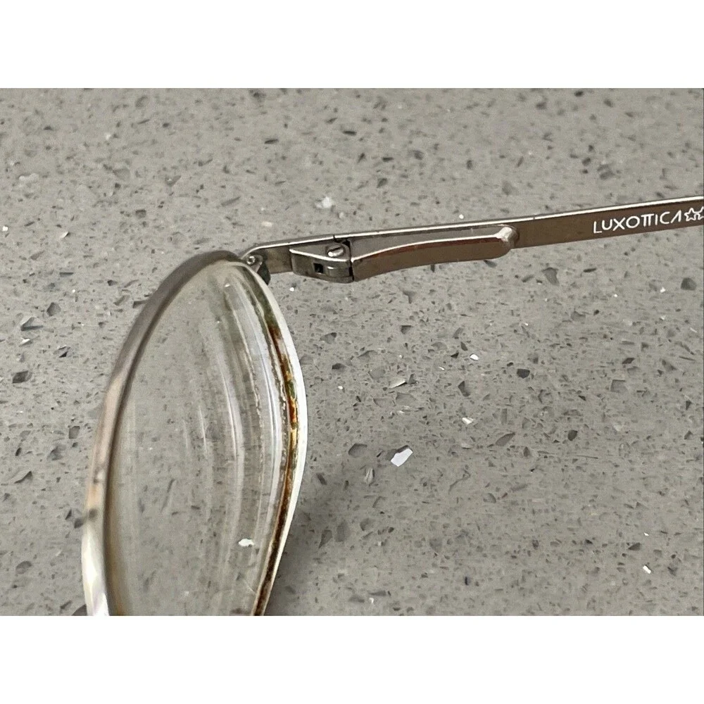 Luxottica Italy LU 1292 T293 50-18-135 Gold Eyeglasses Frames ONLY Full Rim Oval